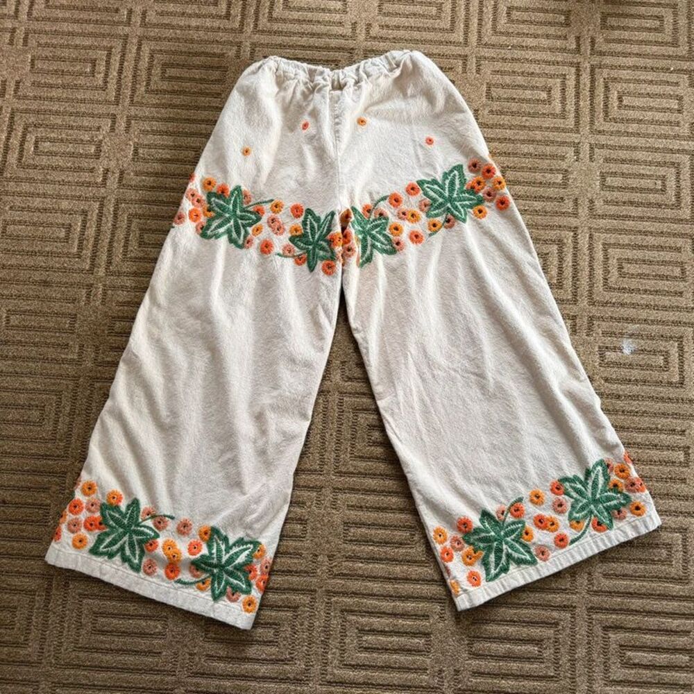 Handmade Wide-Leg Pants